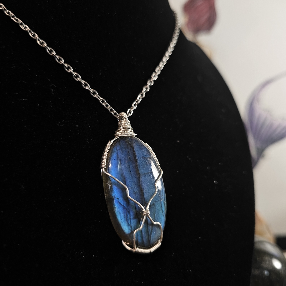 Blue Labradorite Pendant ONLY